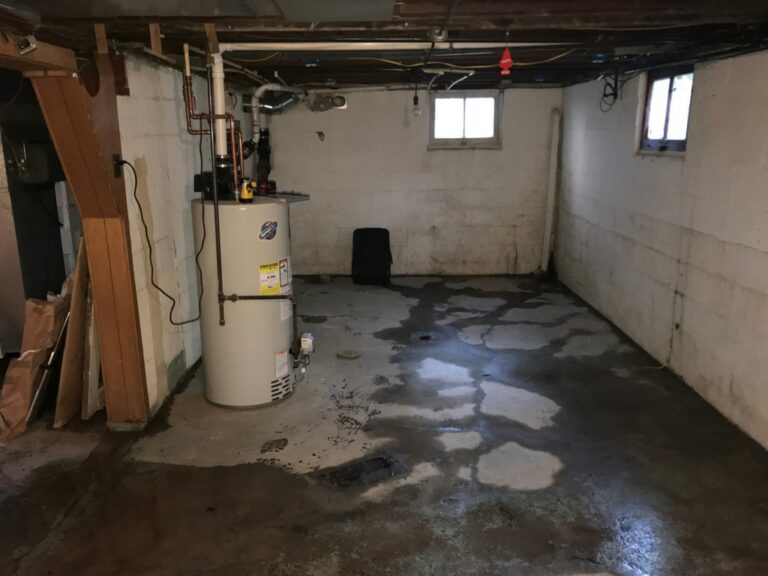 how to fix a wet basement Erie PA